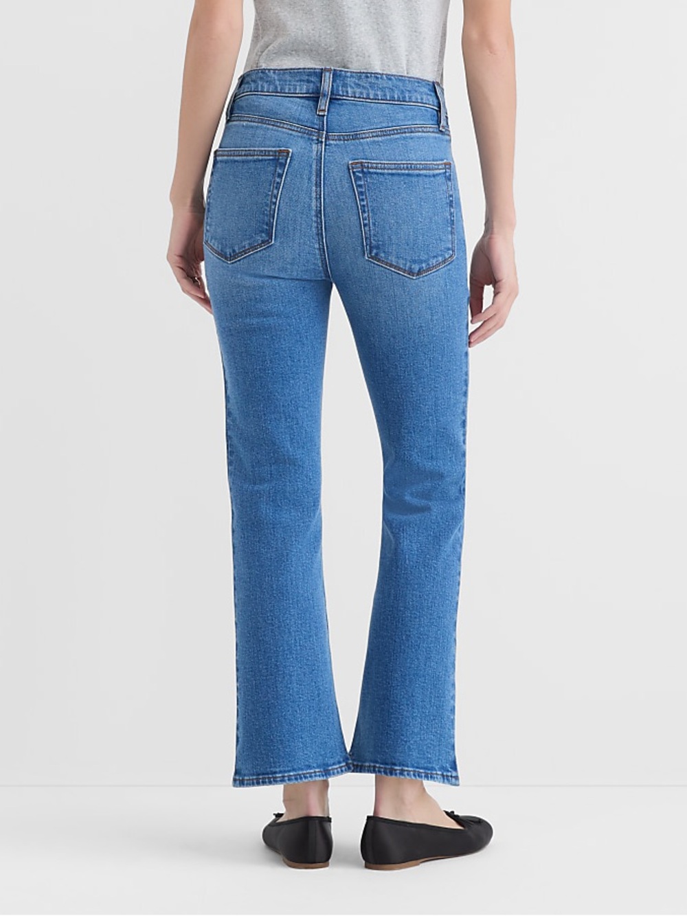 LOFT Classic Light Blue Flare Jeans - Picture 3 of 6